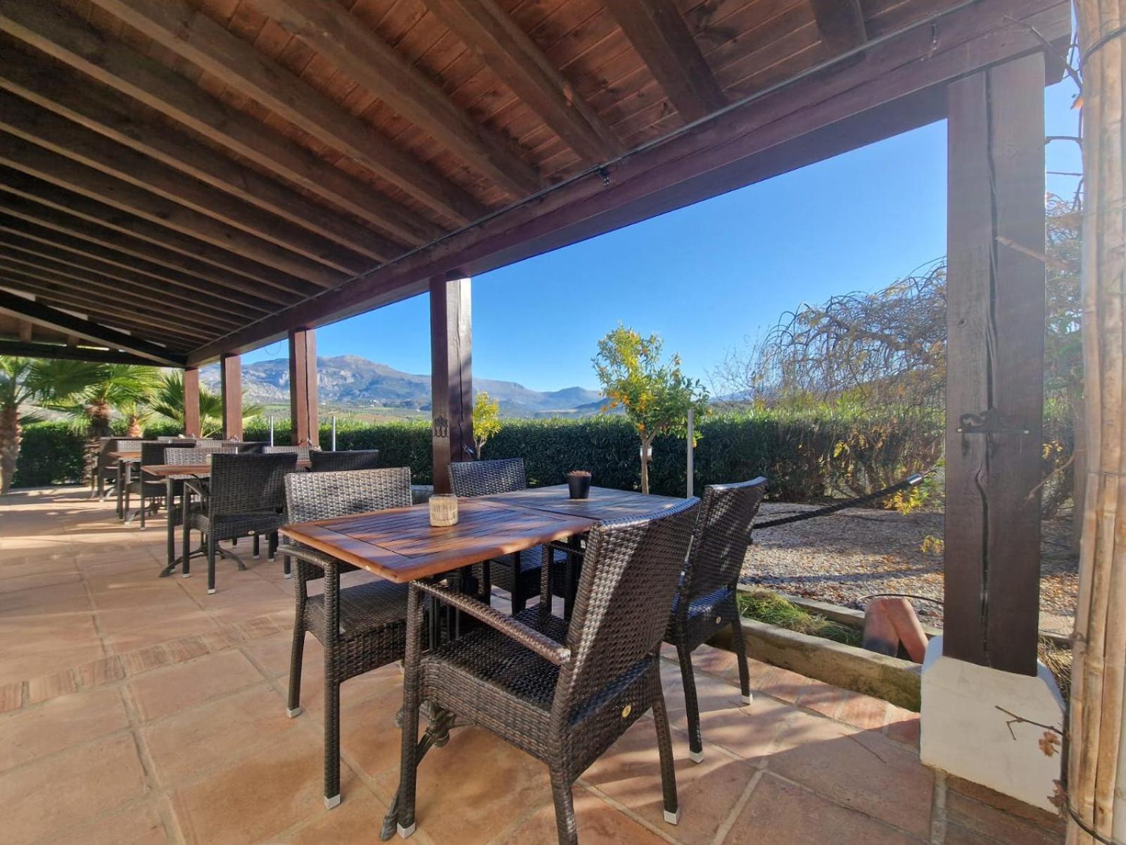 Bed and Breakfast Hacienda Riogordo Екстер'єр фото