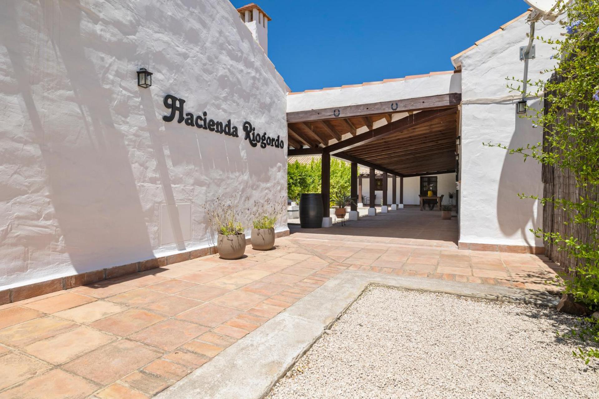 Bed and Breakfast Hacienda Riogordo Екстер'єр фото