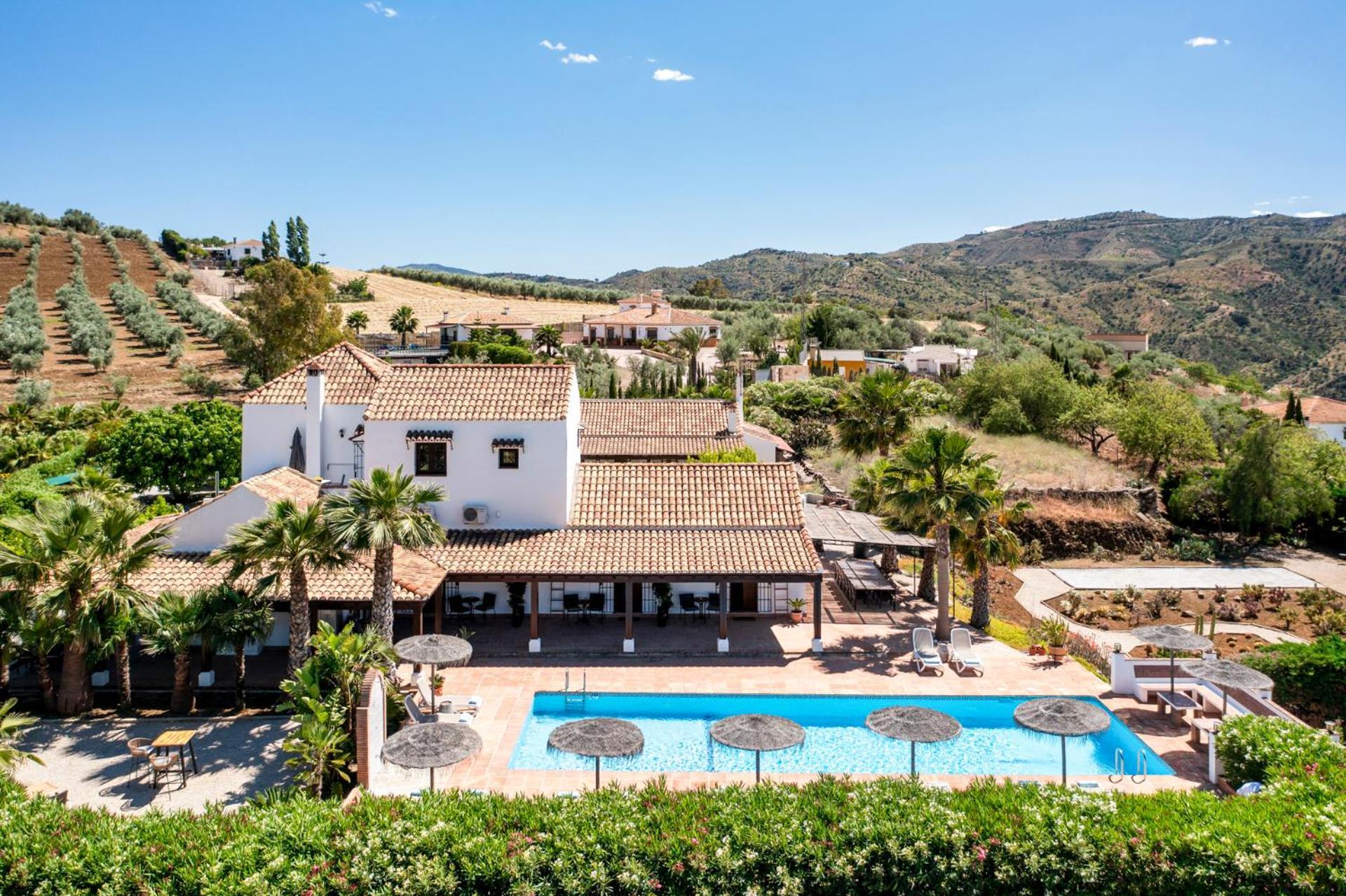 Bed and Breakfast Hacienda Riogordo Екстер'єр фото